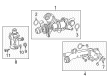 Diagram for Mercedes-Benz SLK300 Water Pump - 274-200-48-00-80