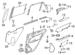 Diagram for Mercedes-Benz ML400 Armrest - 166-730-02-28-9H15