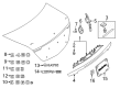 Diagram for Mercedes-Benz S560e Emblem - 217-817-16-00