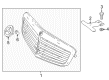 Diagram for Mercedes-Benz C250 Emblem - 204-817-03-16