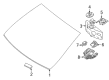 Diagram for Mercedes-Benz E400 Windshield - 238-670-21-00