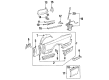 Diagram for Mercedes-Benz Antenna Mast - 140-827-00-01