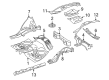 Diagram for Mercedes-Benz ML320 Floor Pan - 164-610-02-55