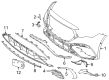 Diagram for Mercedes-Benz E53 AMG License Plate - 214-880-30-02