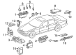 Diagram for Mercedes-Benz Yaw Sensor - 000-905-65-02