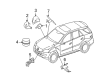 Diagram for Mercedes-Benz GL350 Horn - 164-542-02-20