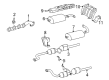 Diagram for Mercedes-Benz G55 AMG Exhaust Pipe - 463-490-20-21