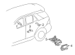 Diagram for Mercedes-Benz Key Fob - 205-905-91-14-9999