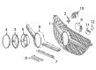 Diagram for Mercedes-Benz GLE43 AMG Emblem - 292-817-56-00