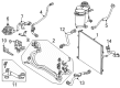 Diagram for Mercedes-Benz CLE53 AMG Coolant Pipe - 254-501-22-00