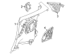 Diagram for Mercedes-Benz AMG GT 55 Pillar Panels - 192-690-49-00