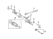 Diagram for Mercedes-Benz Rack And Pinion - 164-460-05-00