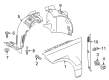 Diagram for Mercedes-Benz GLE450 AMG Fender - 292-880-02-06