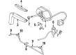 Diagram for Mercedes-Benz E300 Windshield Washer Nozzle - 000-820-01-47