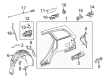 Diagram for Mercedes-Benz E250 Wheelhouse - 212-690-58-30