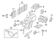 Diagram for Mercedes-Benz CL65 AMG Heater Core - 221-830-18-61