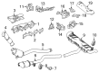 Diagram for Mercedes-Benz GLE300d Exhaust Pipe - 166-490-18-56