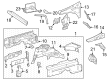 Diagram for Mercedes-Benz GLE53 AMG SUV Battery Hold Downs - 000000-007953-64