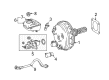 Diagram for Mercedes-Benz GLE550e Brake Master Cylinder Repair Kit - 166-430-00-01