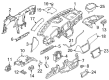 Diagram for Mercedes-Benz GLS350d Interior Lights - 166-825-25-10