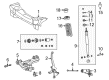 Diagram for Mercedes-Benz CLK320 Strut Housing - 208-320-13-30