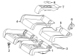 Diagram for Mercedes-Benz CLE53 AMG Cup Holder - 236-810-47-00-9051