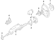 Diagram for Mercedes-Benz R320 Upper Steering Column Bearing - 251-460-03-37