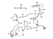 Diagram for Mercedes-Benz E400 Heater Hose - 212-506-09-35
