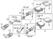 Diagram for Mercedes-Benz GL450 Oxygen Sensor - 000-905-18-05