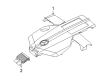 Diagram for Mercedes-Benz Engine Cover - 276-010-89-04