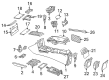Diagram for Mercedes-Benz E400 Ashtray - 212-810-04-30
