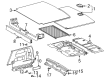 Diagram for Mercedes-Benz Headlight Cover - 001-991-32-98
