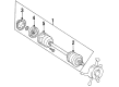 Diagram for Mercedes-Benz CL600 CV Boot - 140-350-14-37