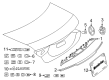 Diagram for Mercedes-Benz S63 AMG E Performance Emblem - 223-817-01-00