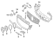 Diagram for Mercedes-Benz E43 AMG Emblem - 213-817-96-00