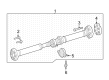 Diagram for Mercedes-Benz SL43 AMG Drive Shaft - 232-410-48-00