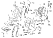 Diagram for Mercedes-Benz CL65 AMG Emblem - 221-810-02-69-7K71