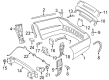 Diagram for Mercedes-Benz S350 Bumper Cover - 221-880-54-40-9999