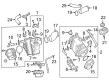 Diagram for Mercedes-Benz GLE63 AMG S SUV Coolant Pipe - 177-200-16-51