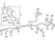 Diagram for Mercedes-Benz C63 AMG S E Performance Catalytic Converter - 206-490-71-00