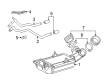Diagram for Mercedes-Benz CL55 AMG Coolant Reservoir Hose - 112-501-01-84