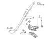 Diagram for Mercedes-Benz AMG GT 63 S E Performance Pillar Panels - 290-690-47-00-9051