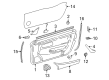 Diagram for Mercedes-Benz SLK320 Door Seal - 170-725-11-65