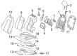 Diagram for Mercedes-Benz CLA250 Seat Heater - 177-914-07-00