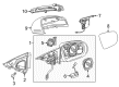 Diagram for Mercedes-Benz Car Mirror - 205-810-09-05