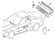 Diagram for Mercedes-Benz C400 Antenna - 205-905-30-05