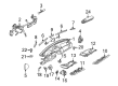 Diagram for Mercedes-Benz CL65 AMG Headlight Switch - 215-545-03-04-7C45
