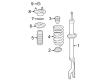 Diagram for Mercedes-Benz EQE SUV AMG Bump Stop - 206-321-33-00