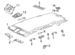 Diagram for Mercedes-Benz ML320 Sun Visor - 163-810-02-10-8G92