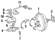 Diagram for Mercedes-Benz SL320 Brake Booster Vacuum Hose - 129-430-11-29